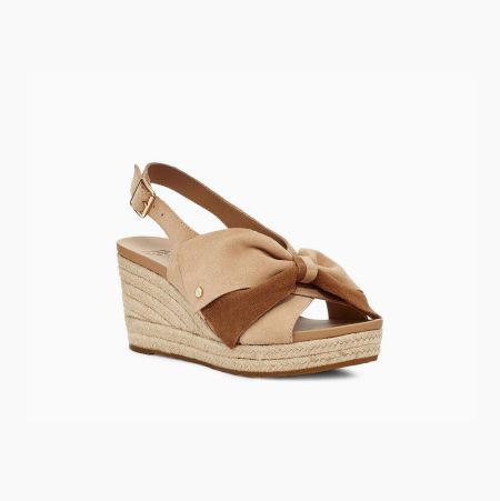 UGG Ysidra Beige Sandals for Women (EYTS78354)